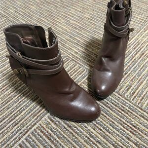Rialto Dark Brown Ankle Booties